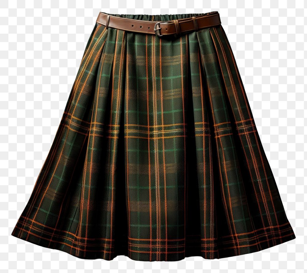 PNG  Kilt tartan skirt plaid. AI generated Image by rawpixel.