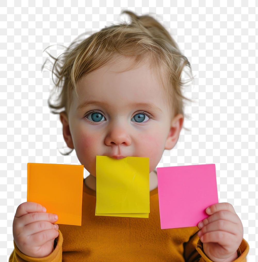 PNG Sticky notes baby photography portrait.