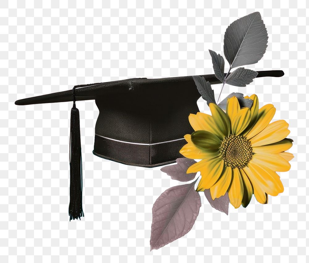 PNG A graduate hat flower graduation plant.