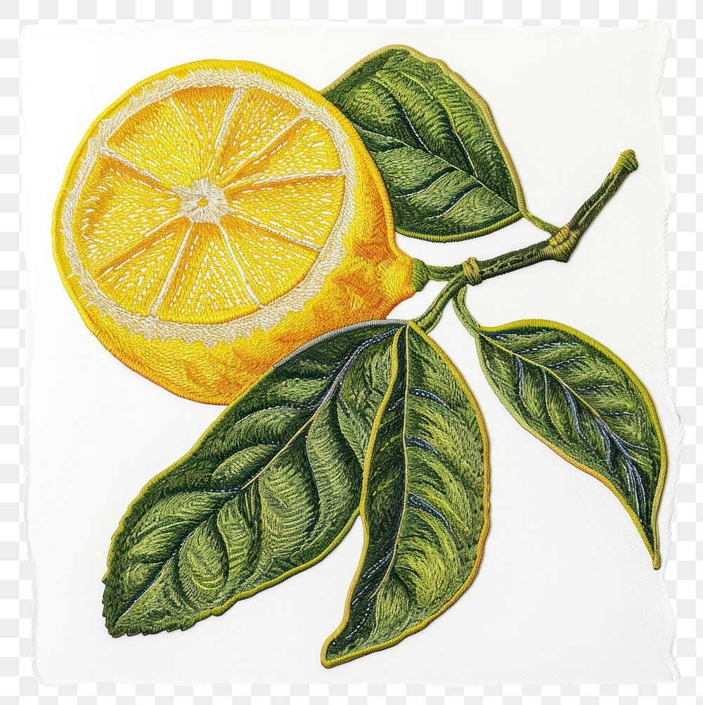 PNG  A Lemon lemon fruit plant.
