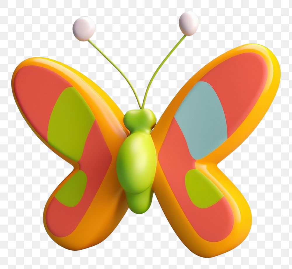 PNG  A butterfly graphics cartoon representation.
