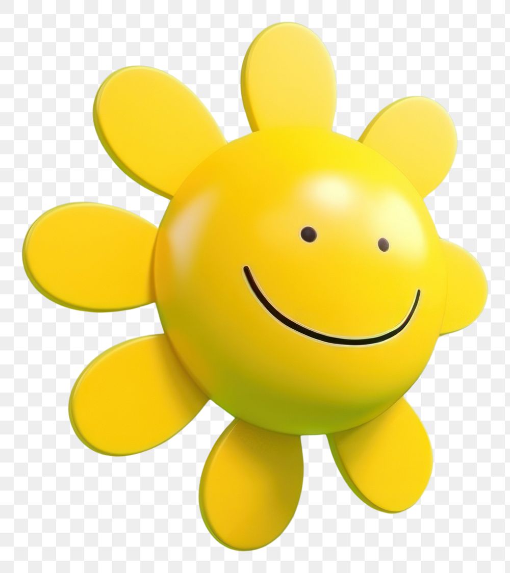PNG  A Sunny cartoon sun anthropomorphic.