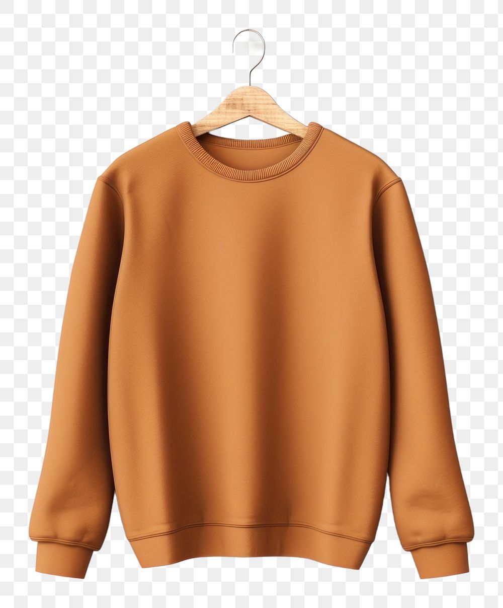 PNG  Sweater sweatshirt sleeve coathanger. AI generated Image by rawpixel.