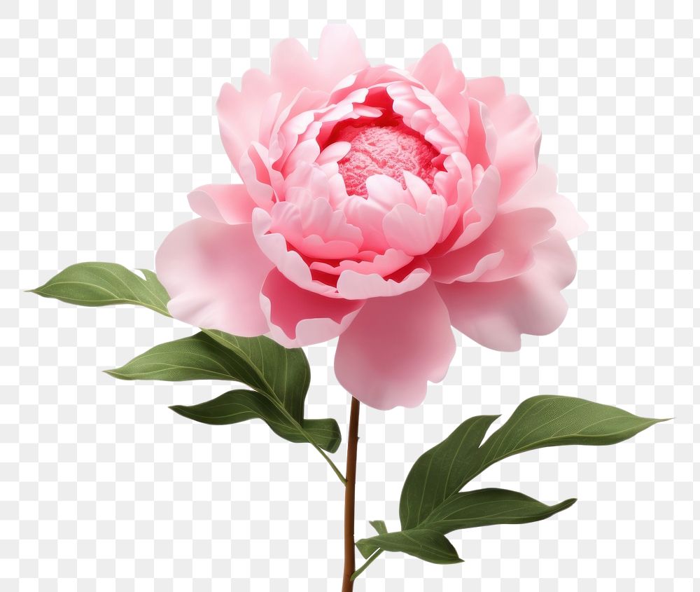 PNG  Peony blossom flower plant.