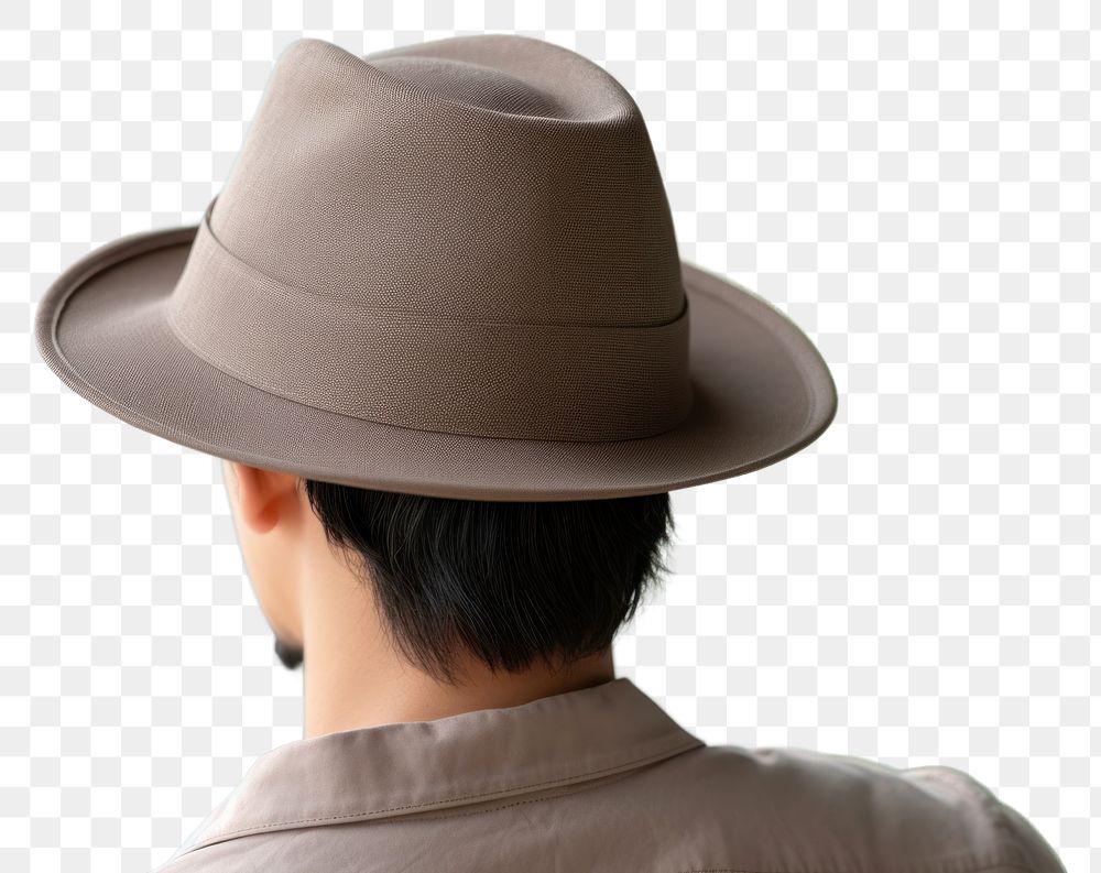 PNG Hat mockup fashion adult man.