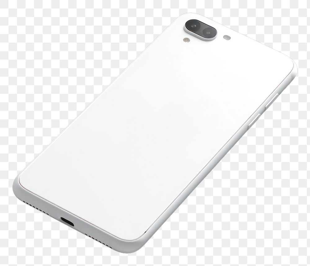 PNG White blank mobile mockup mockup electronics technology telephone.
