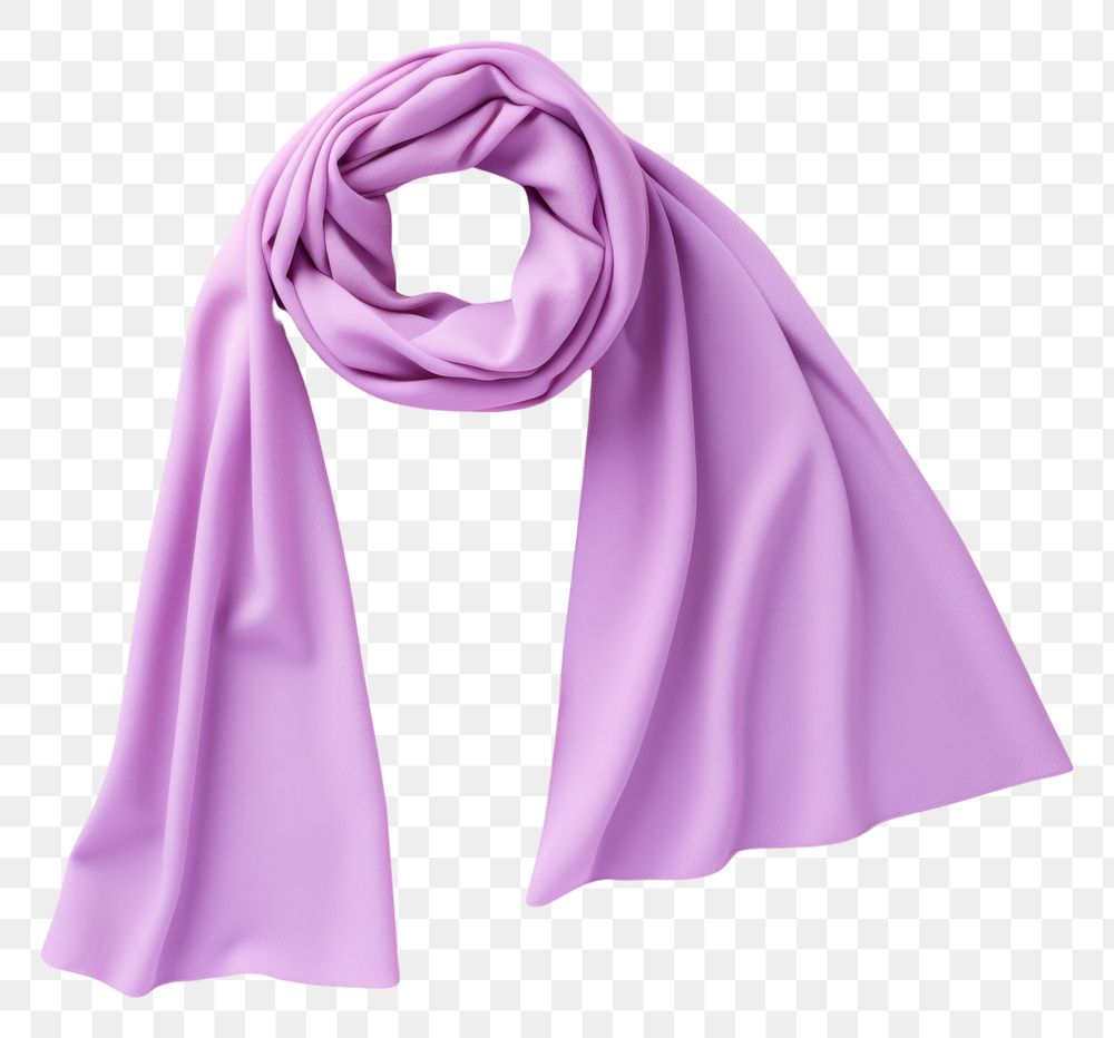 PNG Blank scarf mockup outerwear lavender clothing.