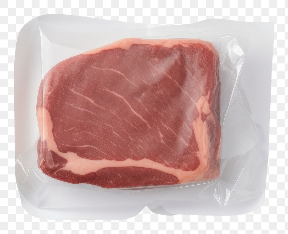 PNG  Steak packaging mockup meat beef food.
