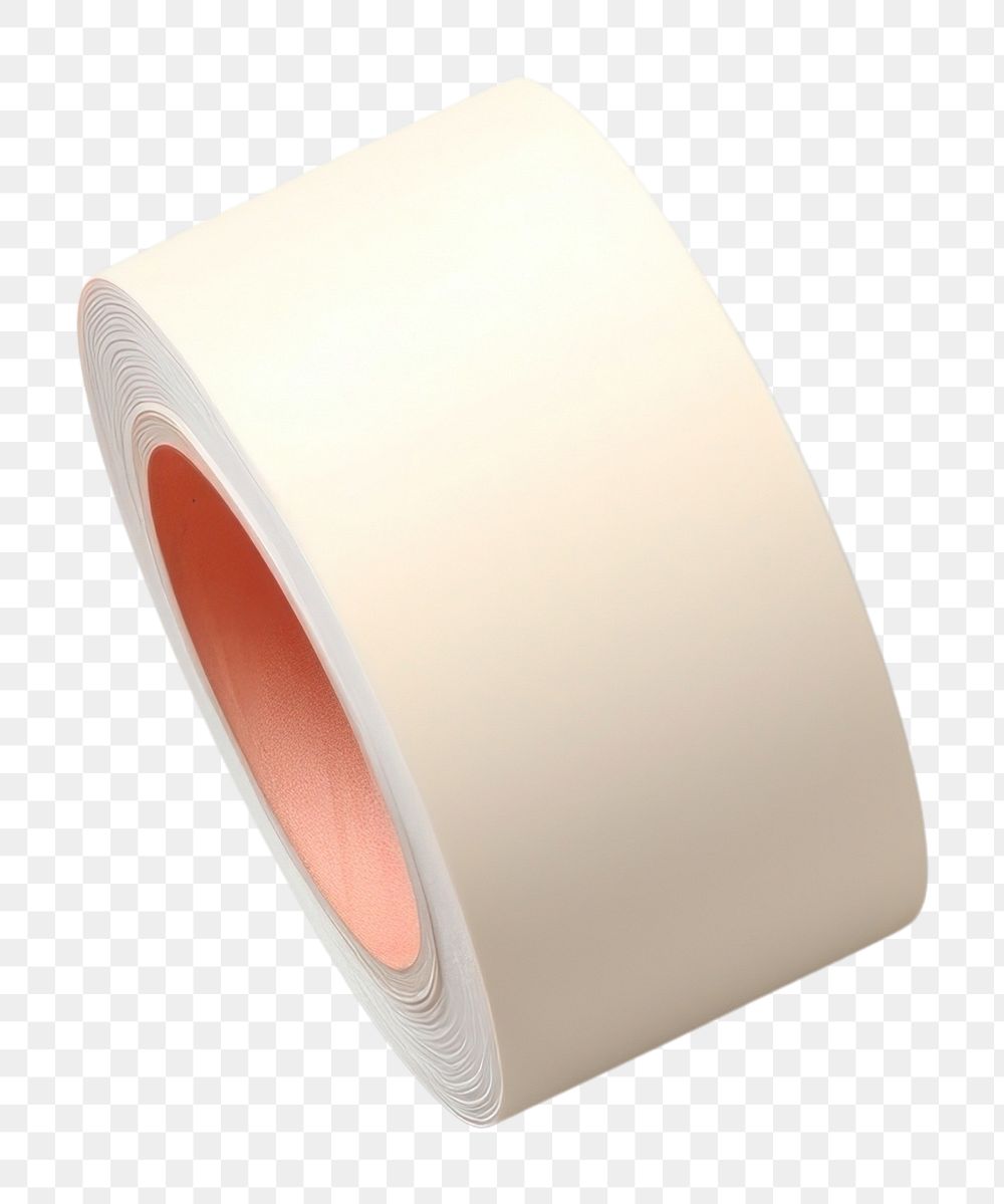 PNG Sealing tape mockup circle shape white.