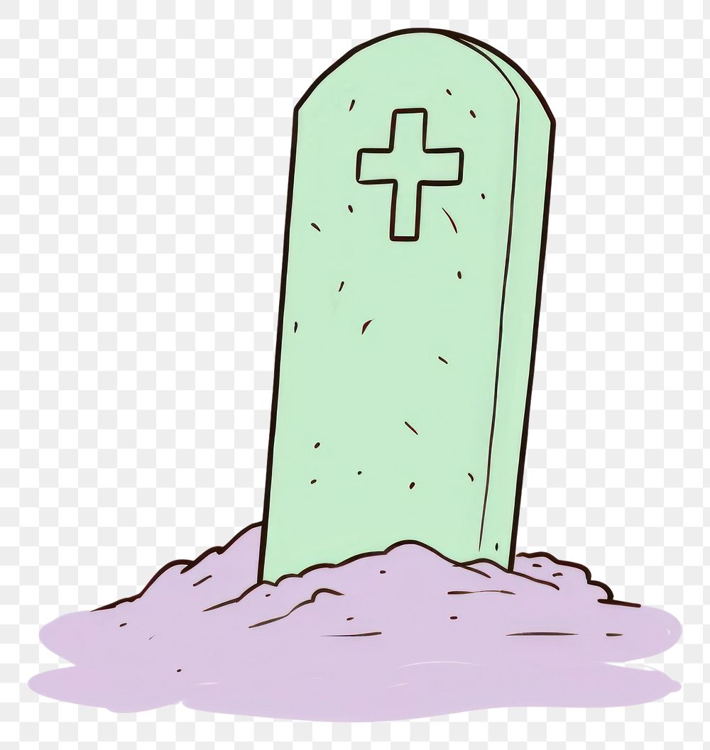 PNG  Tombstone symbol cross spirituality. 