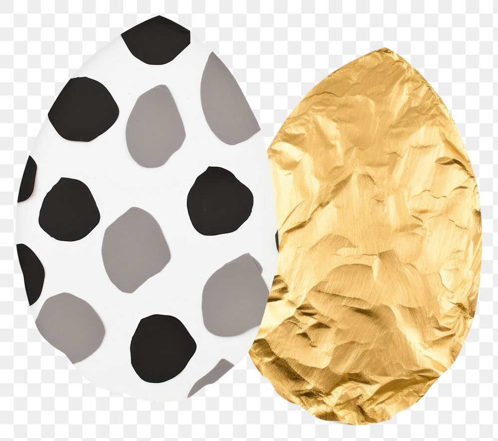 PNG  Easter eggs ripped paper shape white background aluminium.