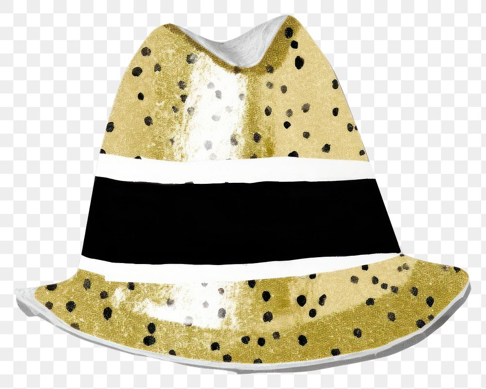 PNG  Hat ripped paper sombrero white background celebration.