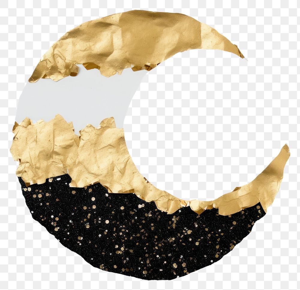 PNG  Moon ripped paper white background moustache astronomy.