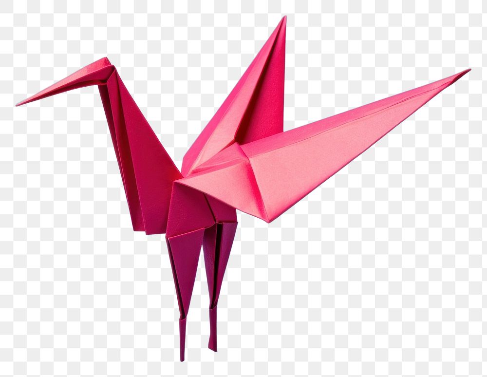 PNG  Origami animal paper bird.