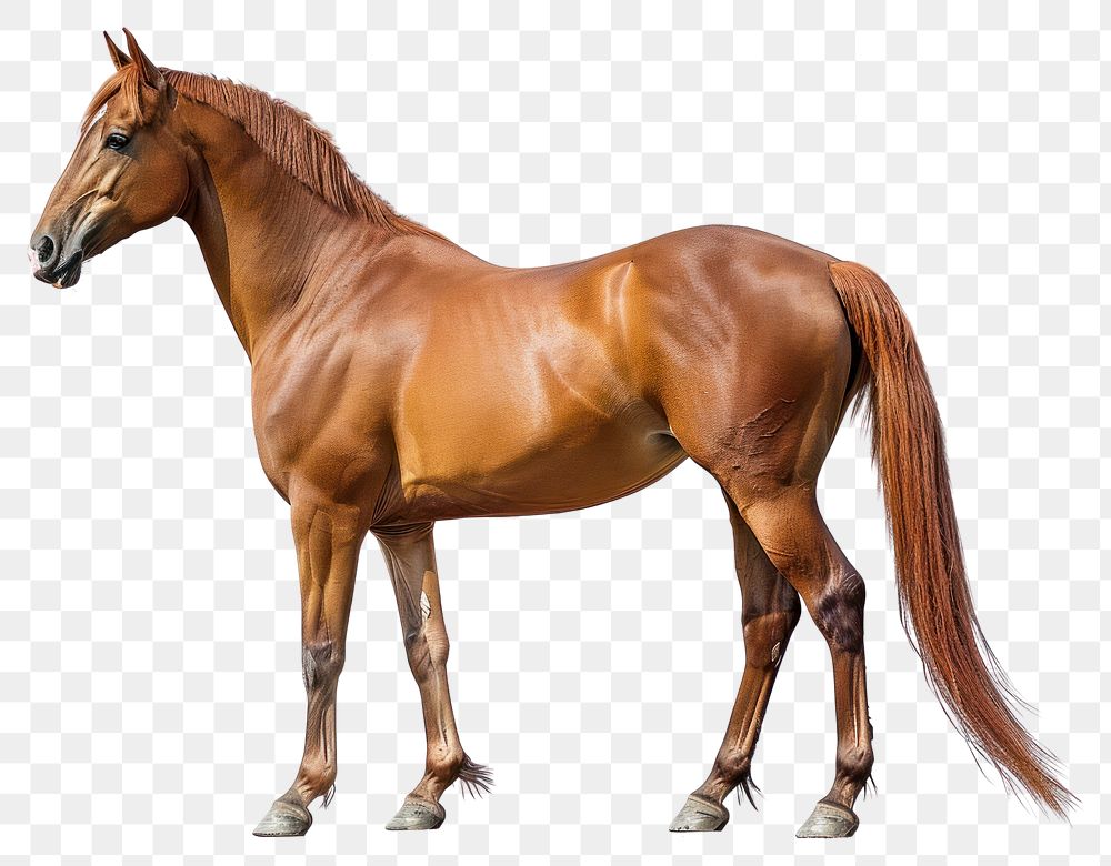 PNG  Arabian horse mammal animal herbivorous.