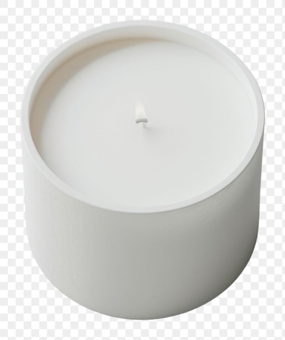 PNG Candle mockup white milk simplicity.