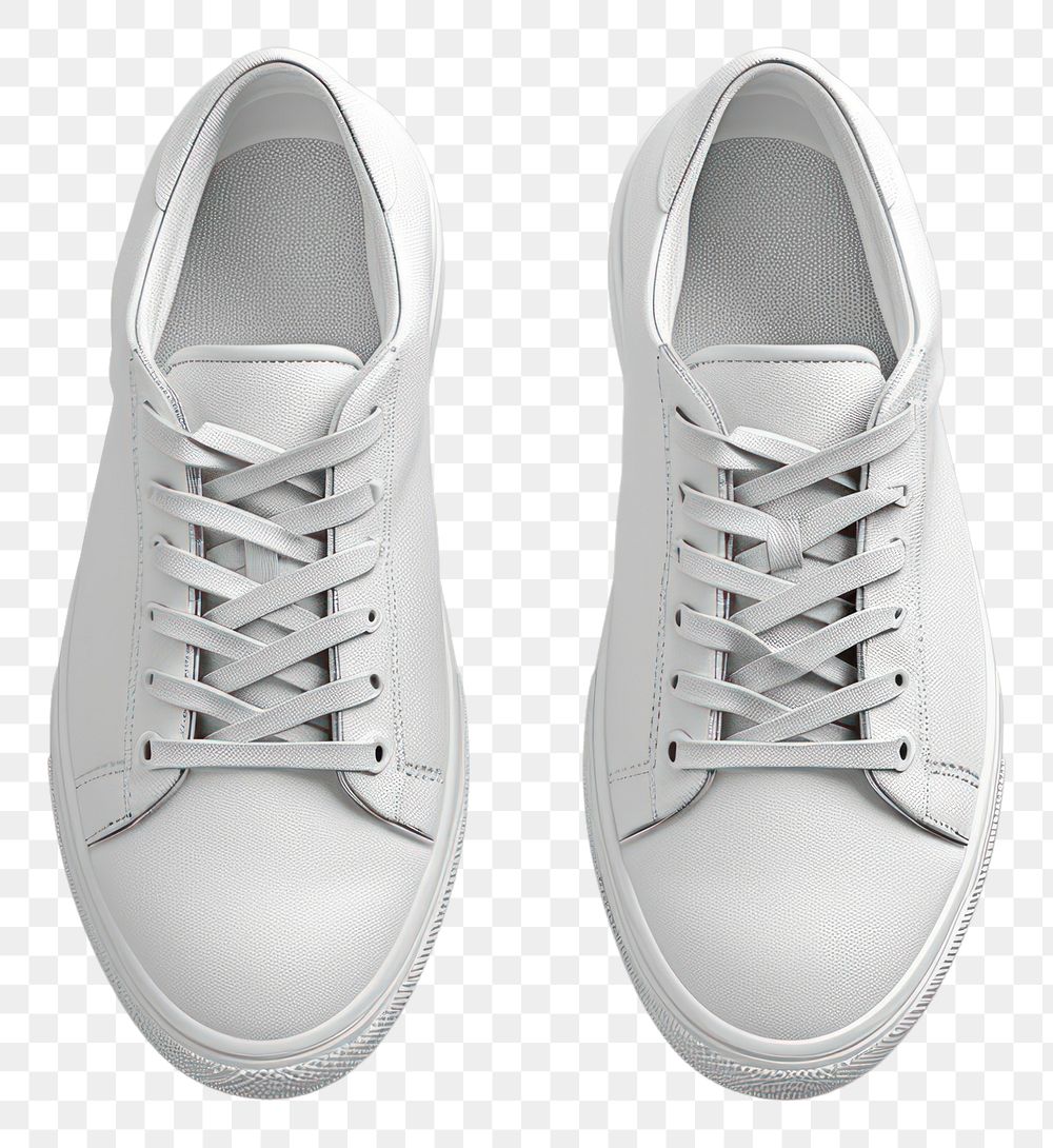 PNG Shoes mockup footwear white shoelace.