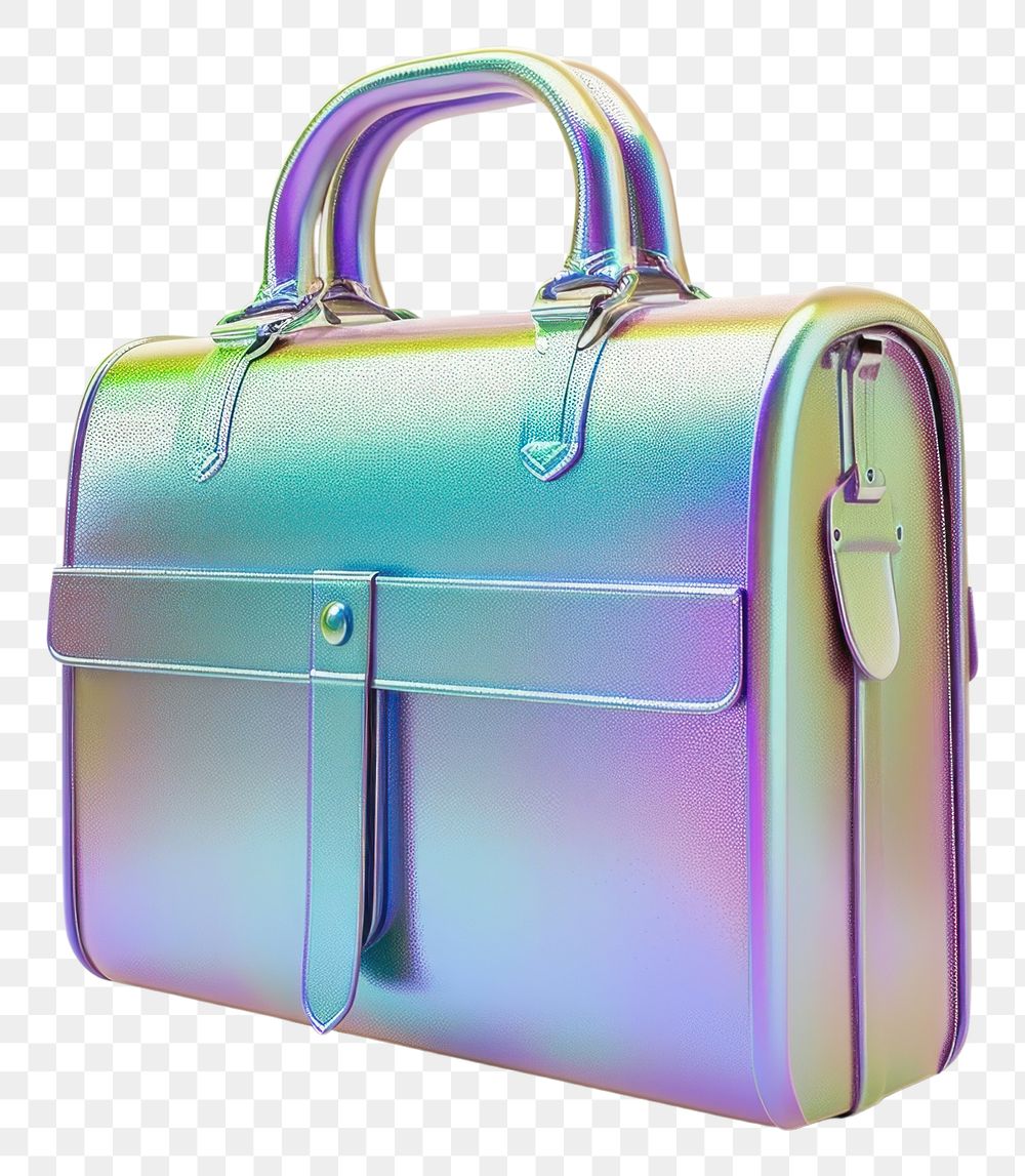 PNG Businessman bag icon briefcase handbag white background.