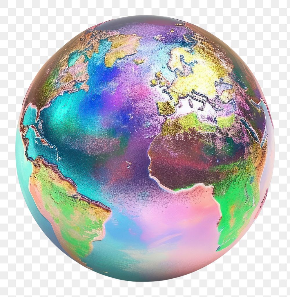 PNG World sphere planet globe.