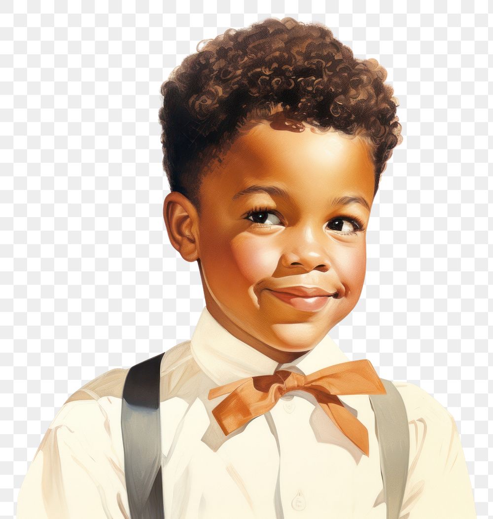 PNG  Portrait necktie child white background.