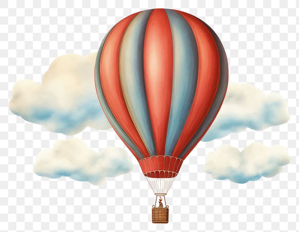 PNG  Balloon aircraft vehicle hot air balloon.