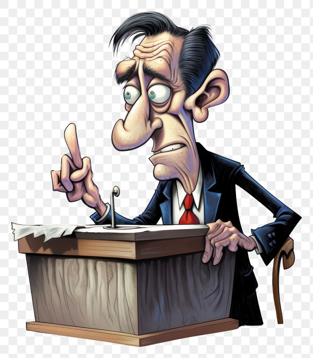 PNG Cartoon illustration of election cartoon adult publication.