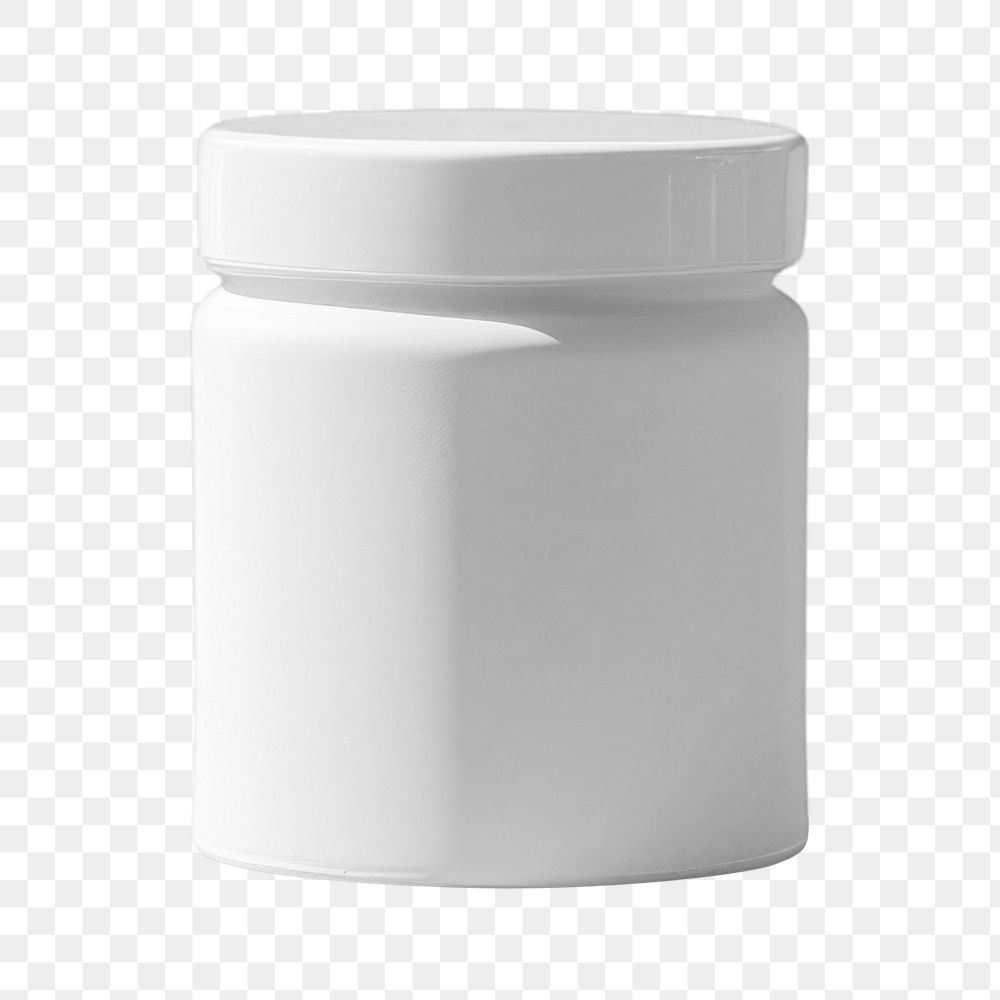 PNG Jar packaging mockup plant container medicine.
