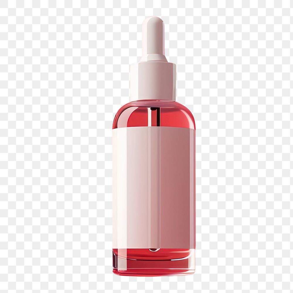 PNG Skincare packaging mockup perfume bottle petal.