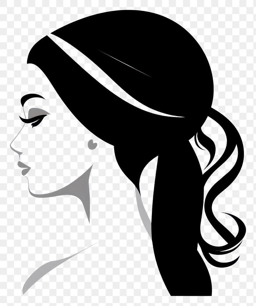 PNG Bride icon silhouette drawing sketch.