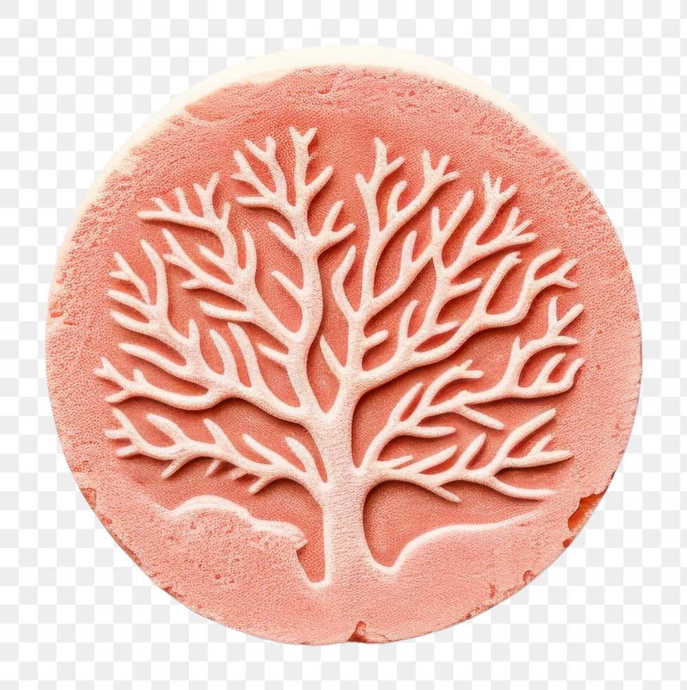 PNG  Seal Wax Stamp coral imprint locket plant food.