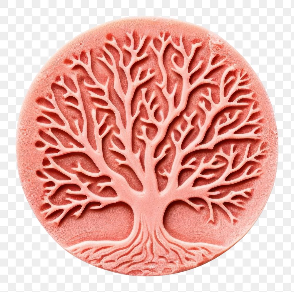 PNG  Seal Wax Stamp coral imprint jewelry locket craft.