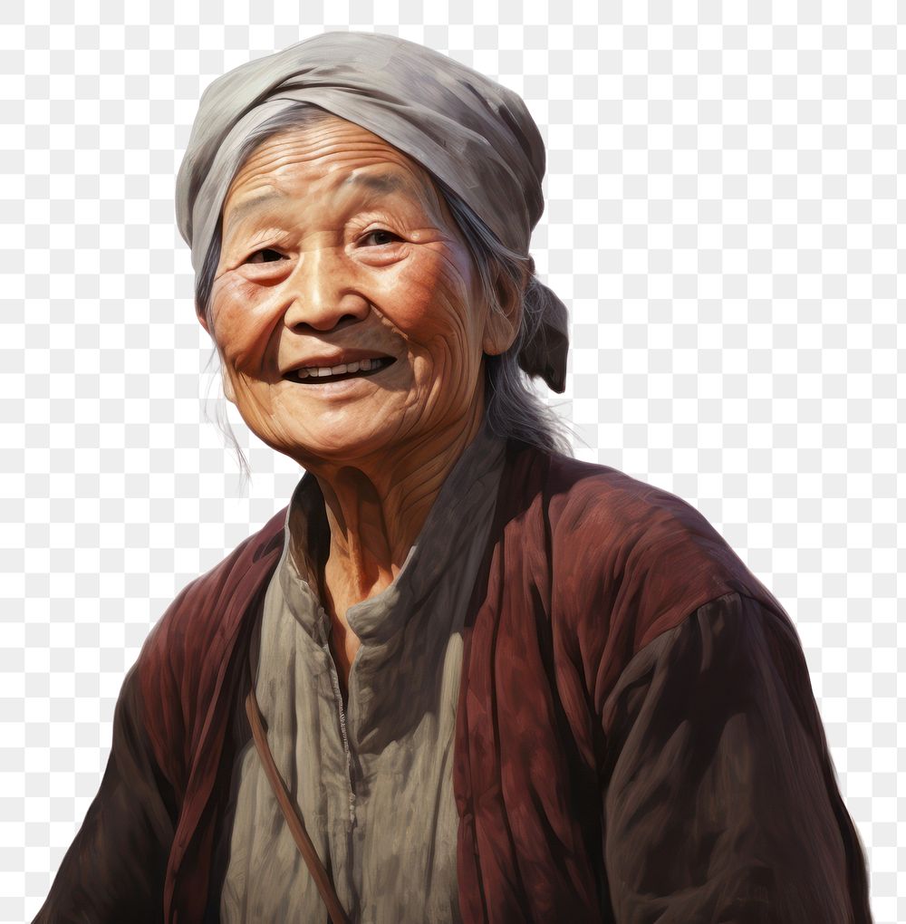 PNG Old east asian woman smiling adult smile architecture.