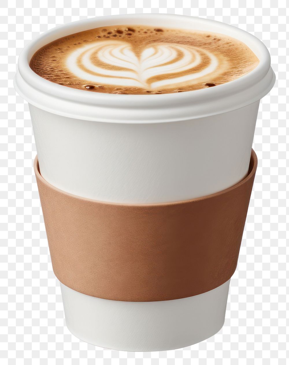 PNG  Coffee cup latte drink.