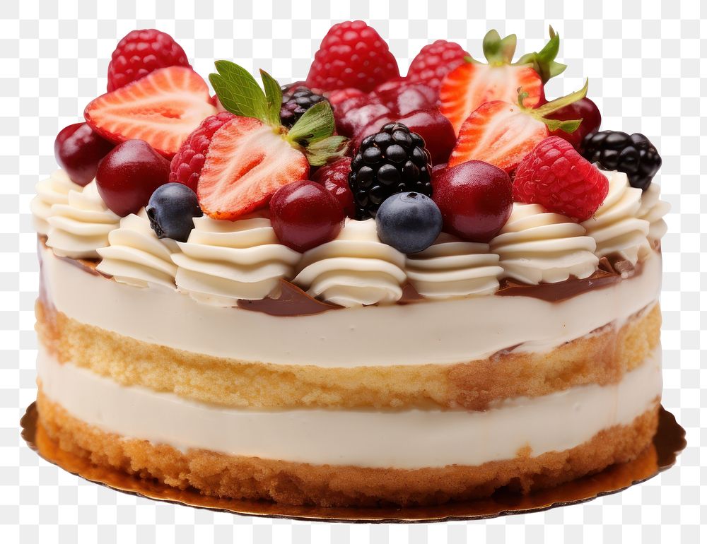 PNG Cake raspberry dessert cream.