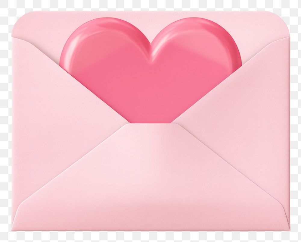 PNG  Heart white background envelope purple.