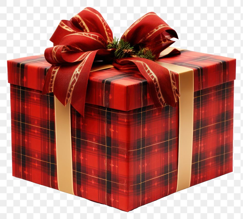 PNG  Christmas box gift celebration decoration.