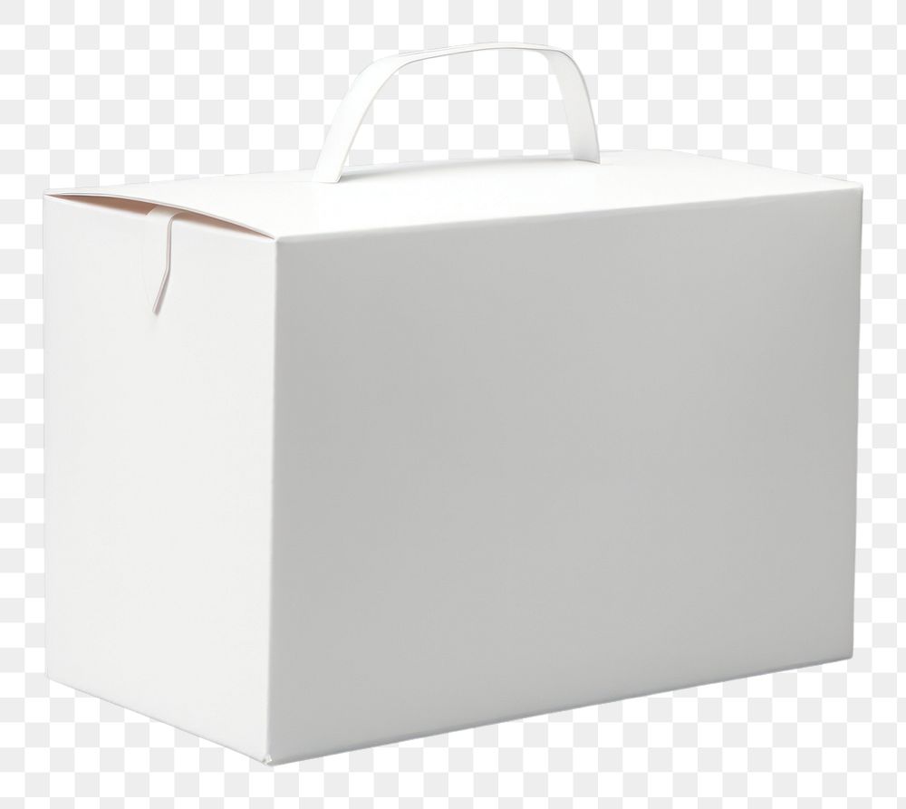 PNG Box Handle mockup packaging box handle white.