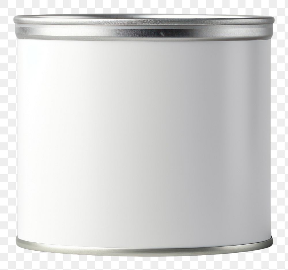 PNG Oil tin can mockup packaging gray container cylinder.