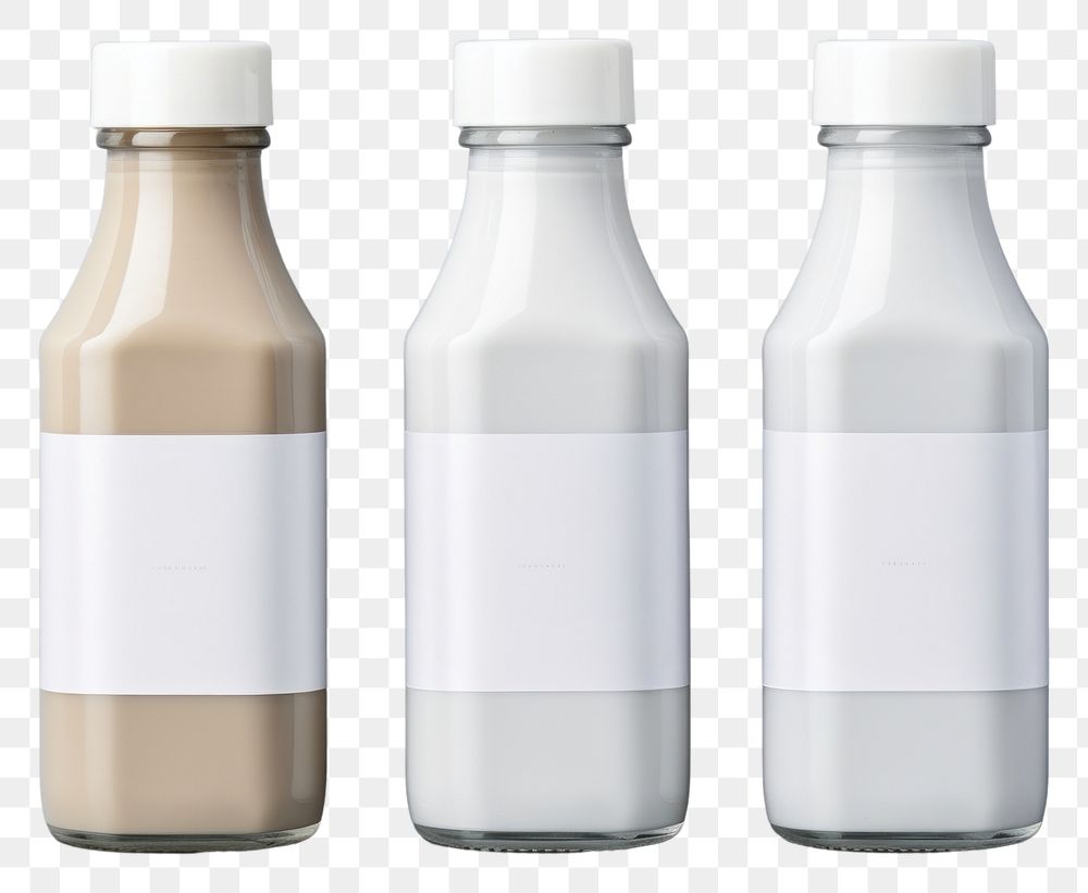 PNG Sauce bottle drink milk refreshment.
