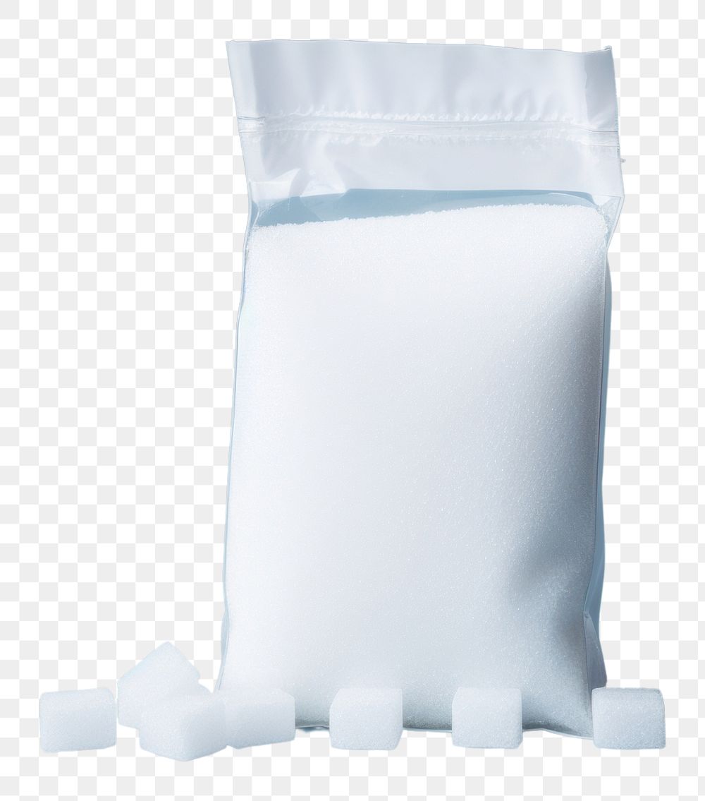 PNG Sugar bag white gray background lighting.