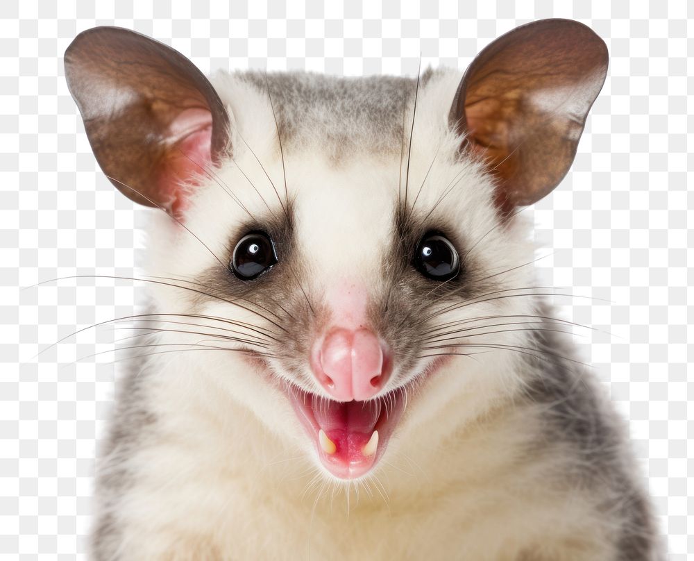PNG Smiling possum wildlife animal mammal. AI generated Image by rawpixel.
