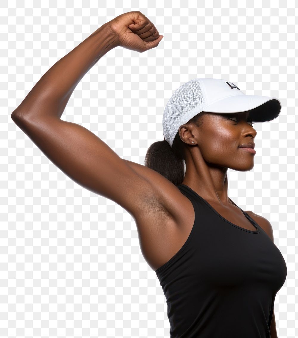 PNG African america woman adult cap arm. AI generated Image by rawpixel.