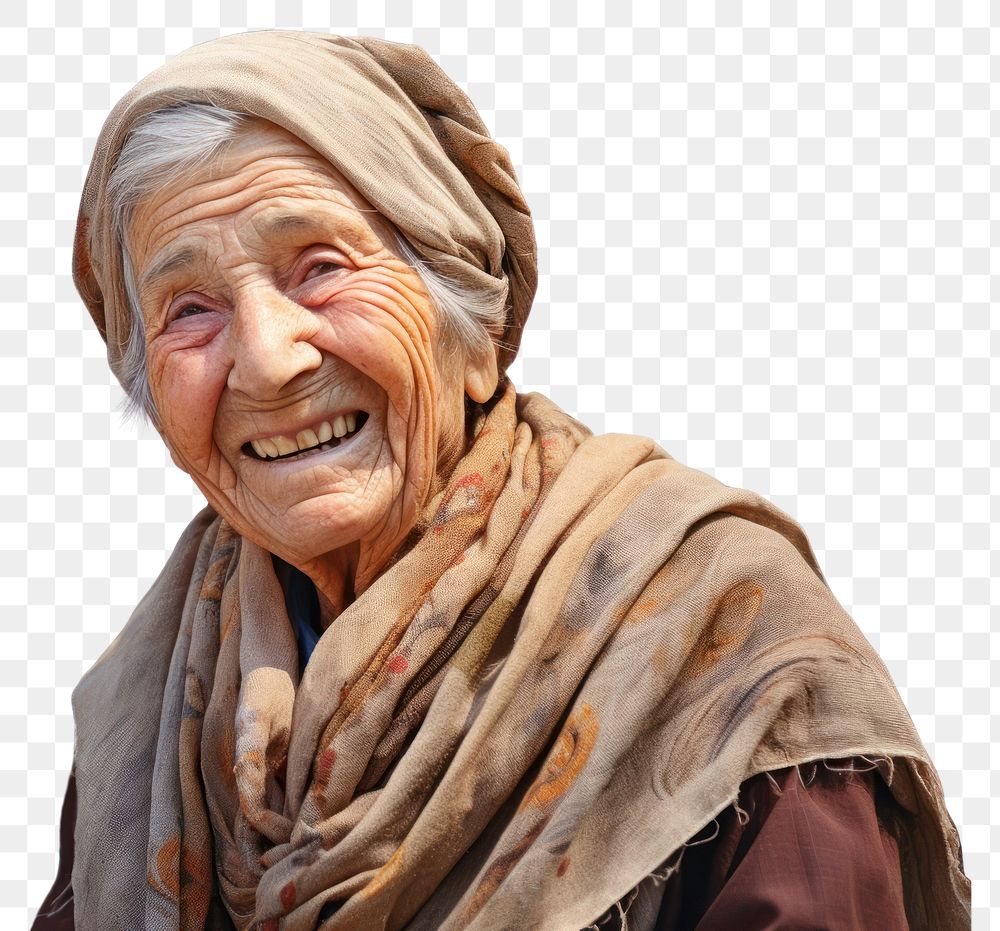 PNG Smiling elderly israeli woman laughing smile retirement.