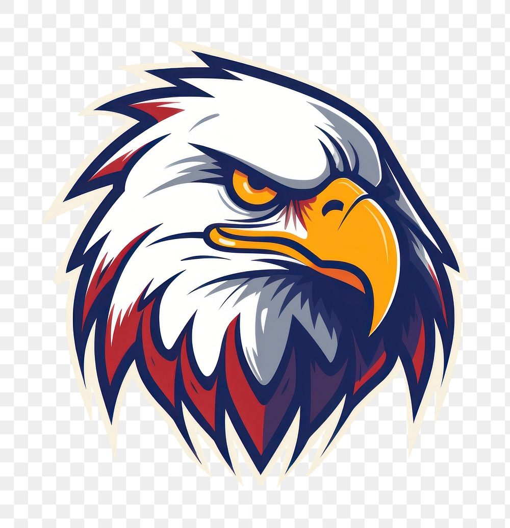 PNG Eagle bird beak logo.