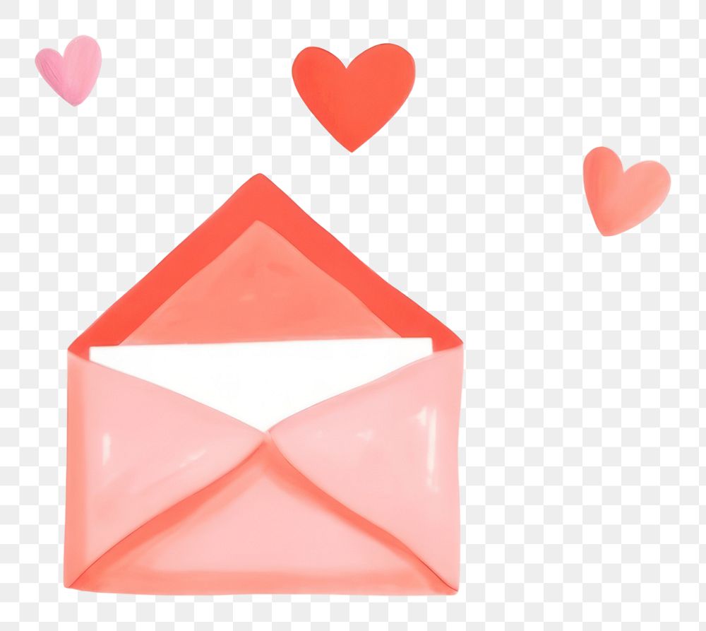 PNG  Love letter envelope mail white background. AI generated Image by rawpixel.