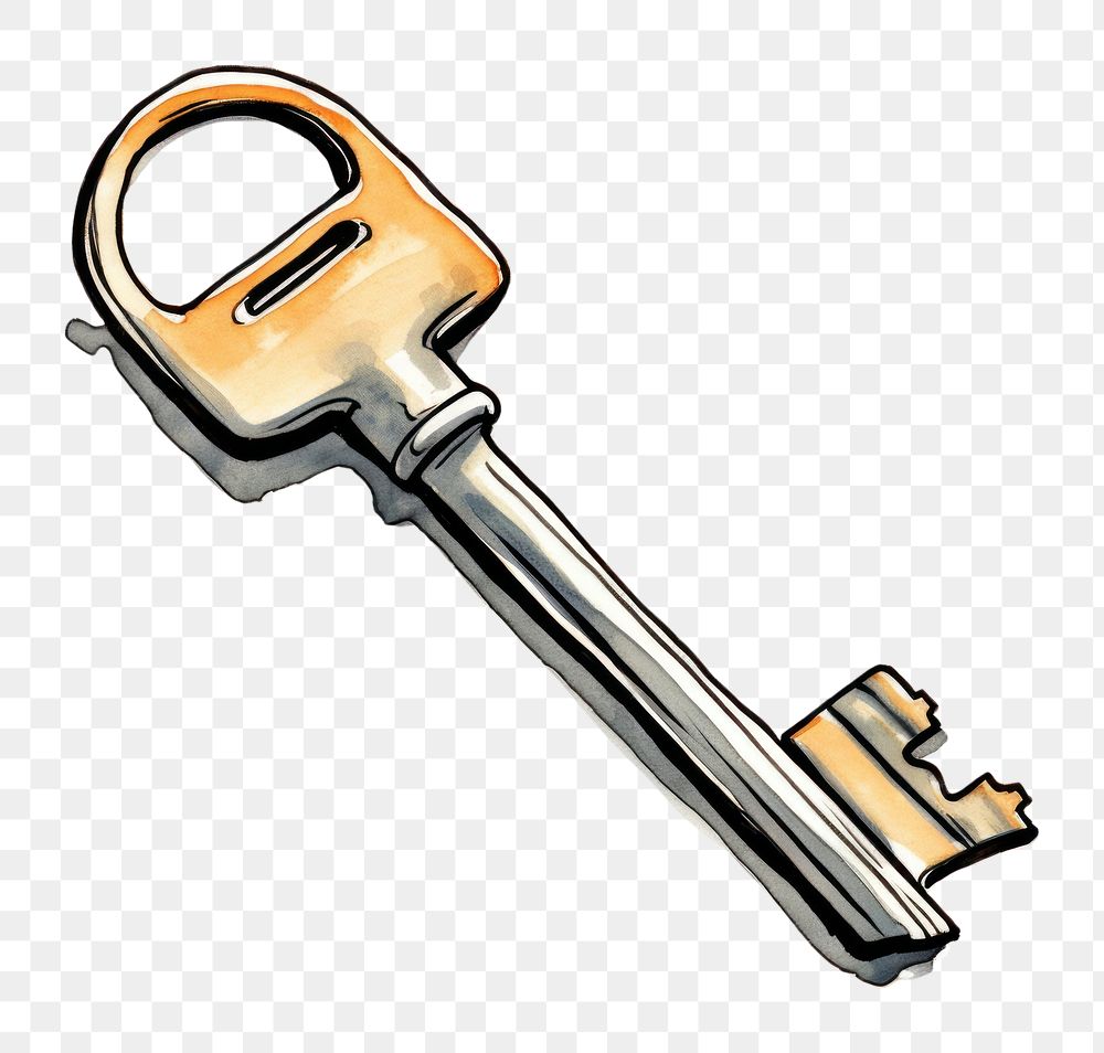 PNG  Key white background protection security.