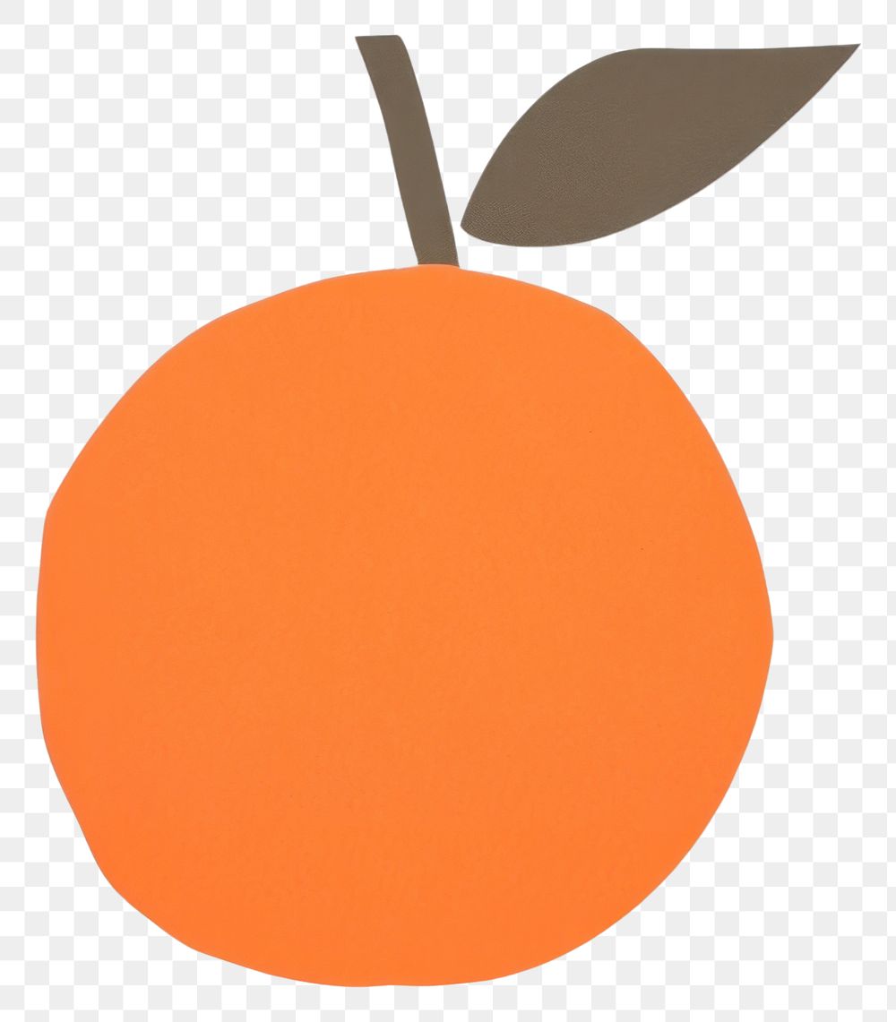 PNG Orange shape fruit plant.