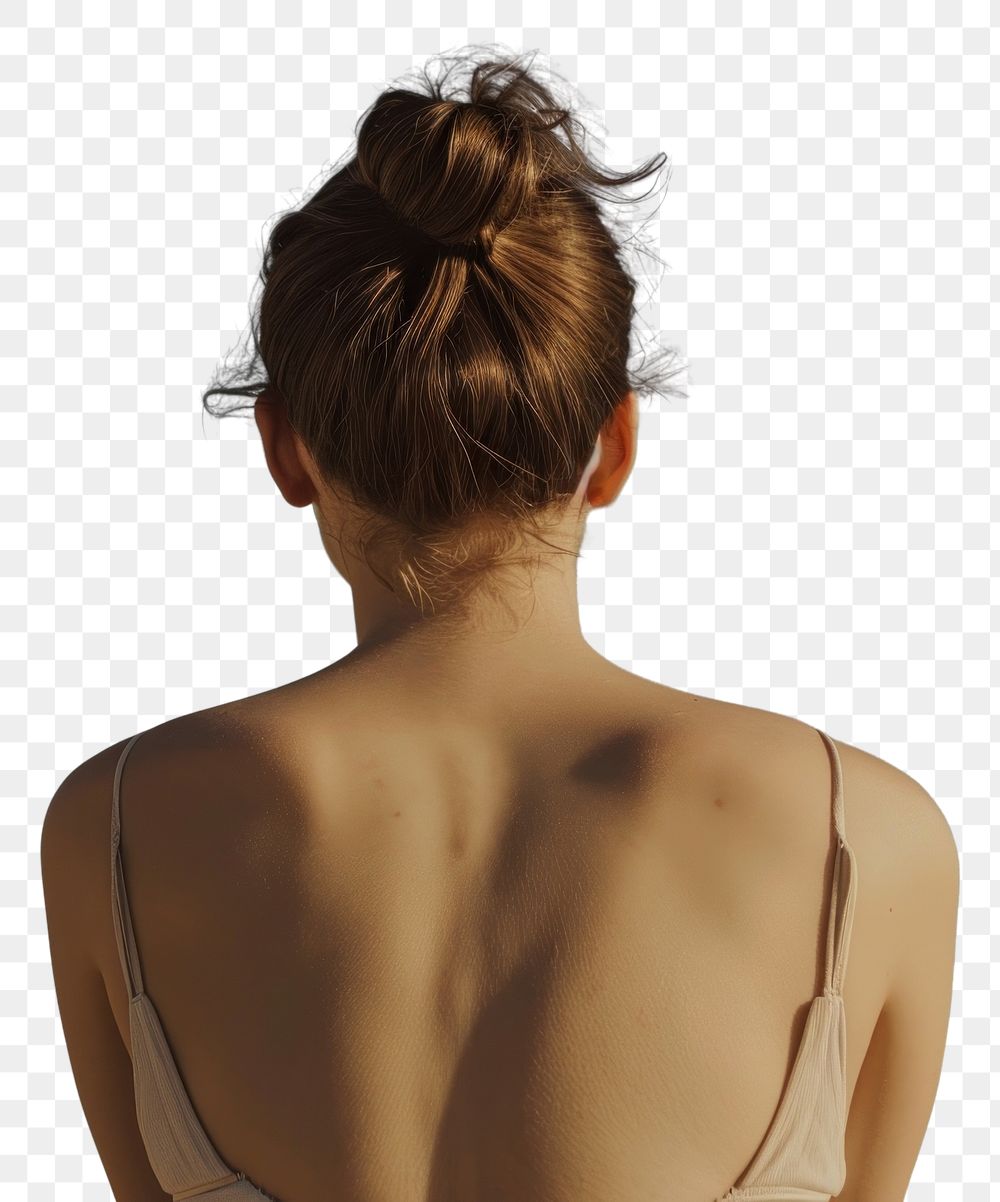 PNG Back skin shoulder adult woman.