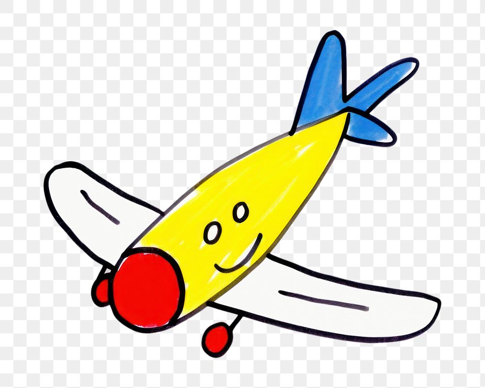 PNG Airplane aircraft vehicle cartoon.