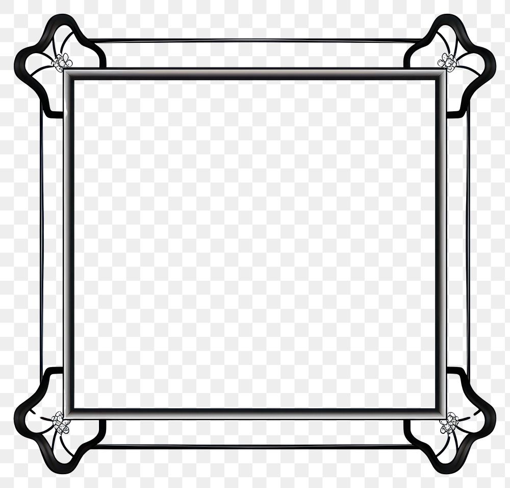 PNG  Pattern shape frame line.